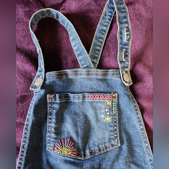 Kids Overalls Cat & Jack Girls Size S 6/6x - Picture 2 of 5